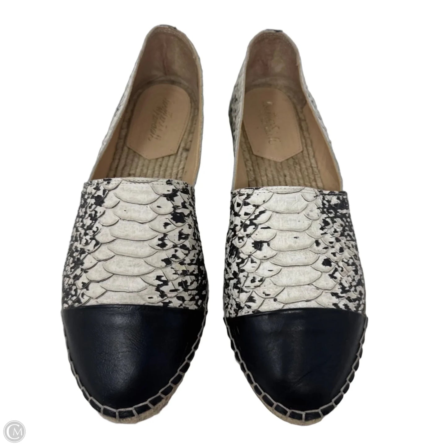 Mara Espadrille Shoes Flats By Loeffler Randall In Snakeskin Print, Size: 7.5