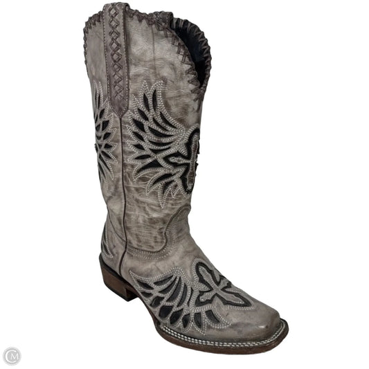 Buttercup Western Boots By J B Dillon In Taupe, Size: 7.5