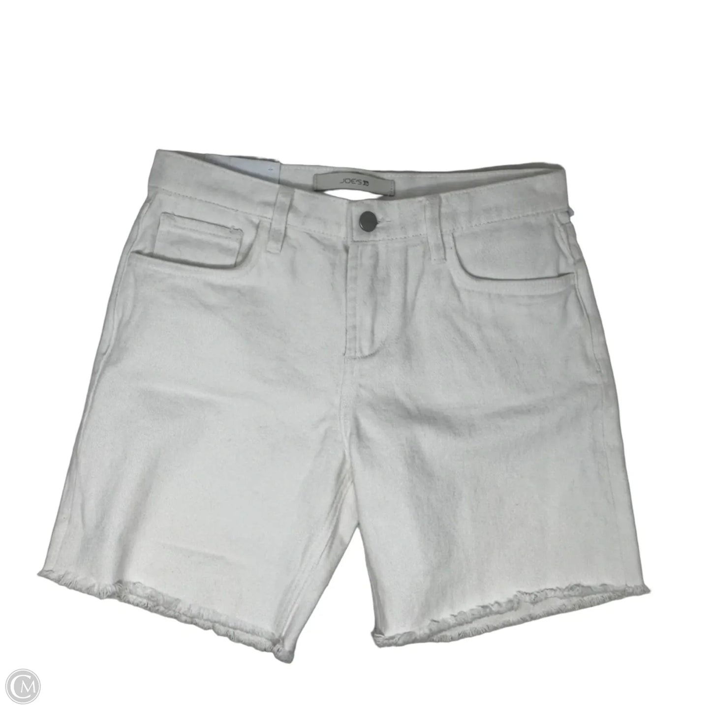 The 7” Lara Bermuda Shorts By Joes Jeans In White Denim, Size: 0/25