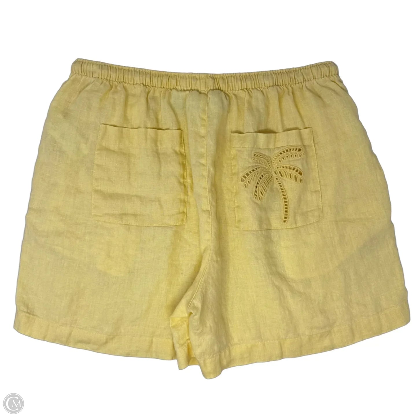 Linen Shorts By Calypso St Barth In Yellow, Size: S