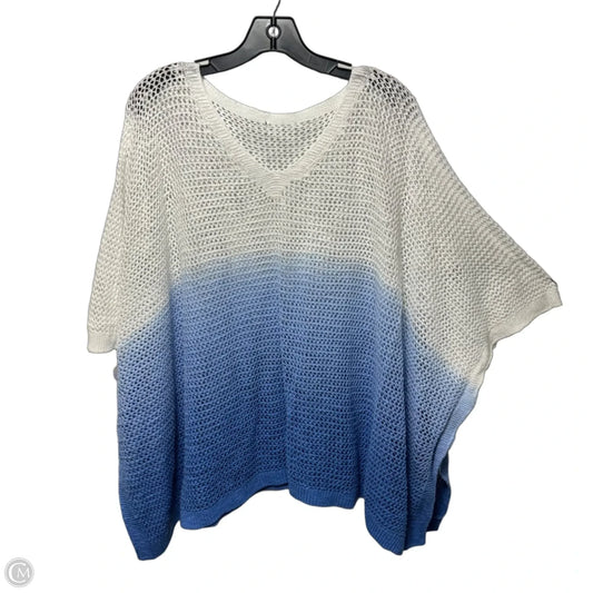 Knit Poncho Unbranded In Ombre Print, Size: Osfm