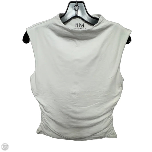 Top Sleeveless Designer By RM By Rebecca Minkoff In White, Size: M