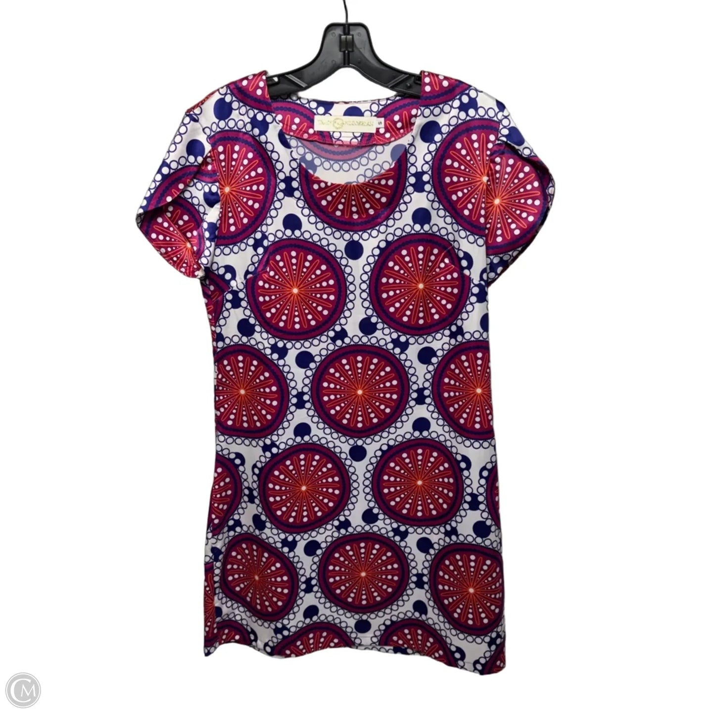 Dress Casual Short By Tracy Negoshian In Geometric Pattern, Size: S