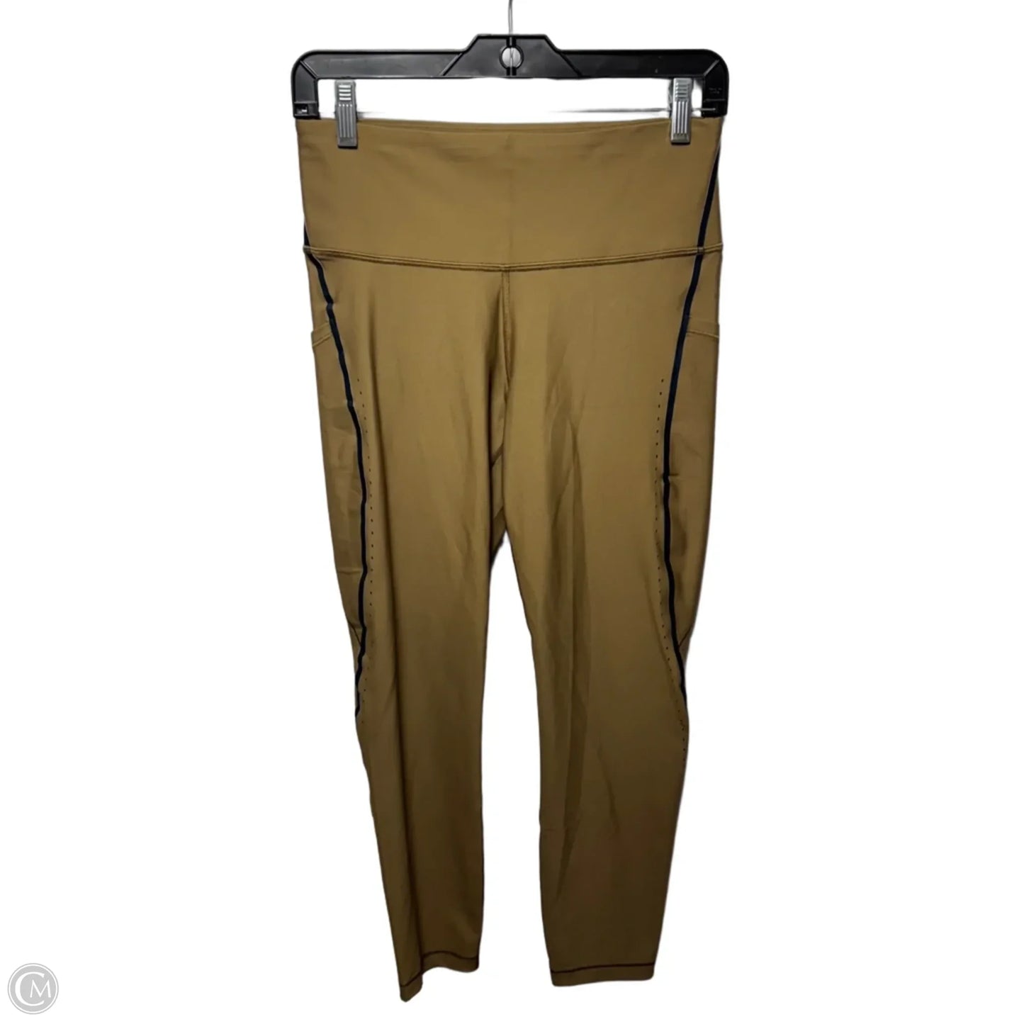Lasercut 7/8 Athletic Leggings By Athleta In Brown, Size: M