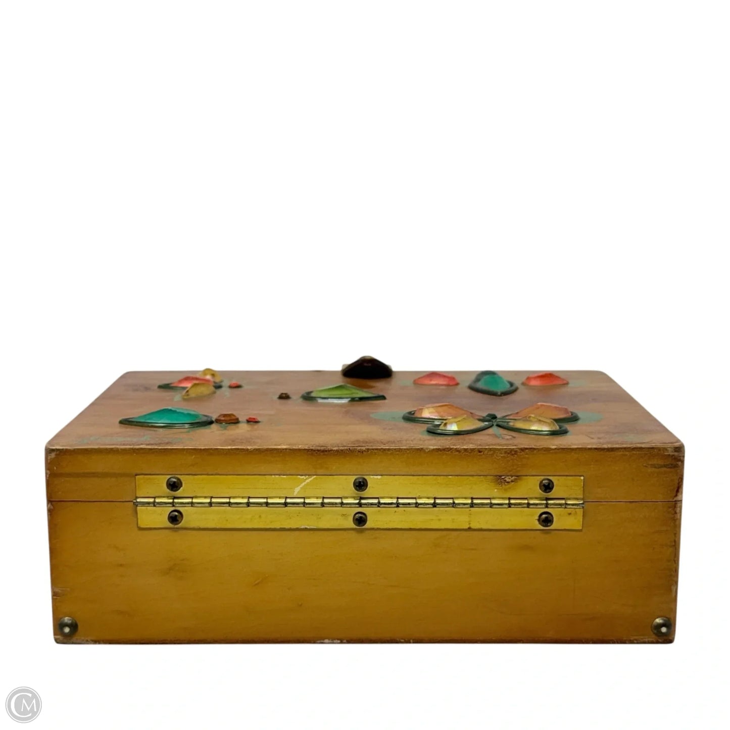 Vintage Collectible 60’s “Glitter Bugs” Wooden Box Bag, Size: Small