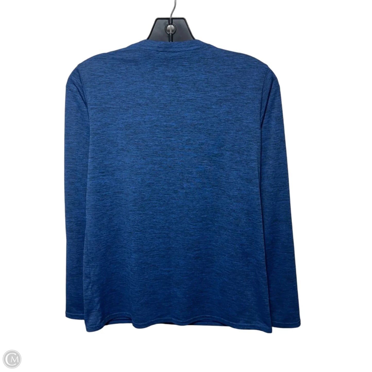 Athletic Top Long Sleeve Collar By Patagonia In Blue, Size: S