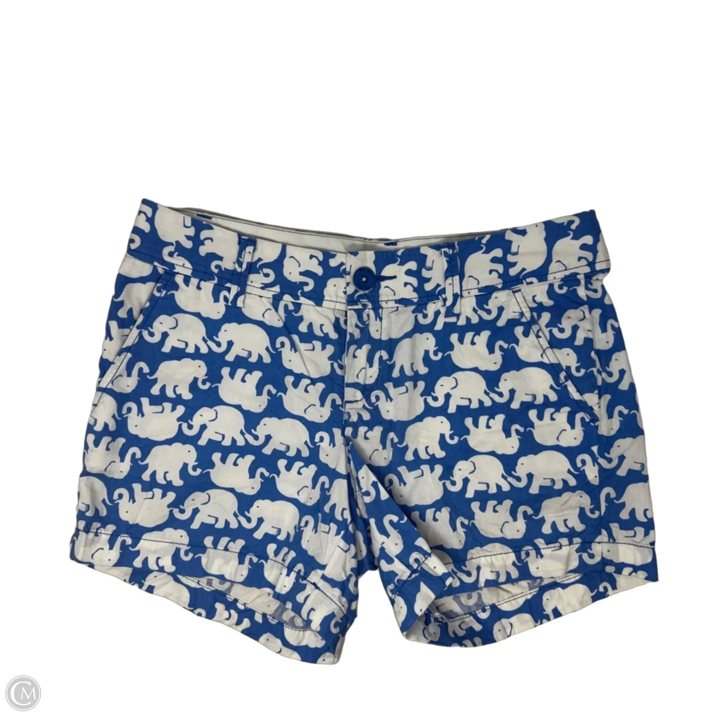 The Callahan Shorts Designer By Lilly Pulitzer In Blue & White, Size: 4