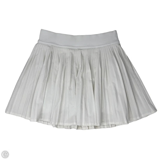 Pleated Athletic Skort By Lululemon In White, Size: 0