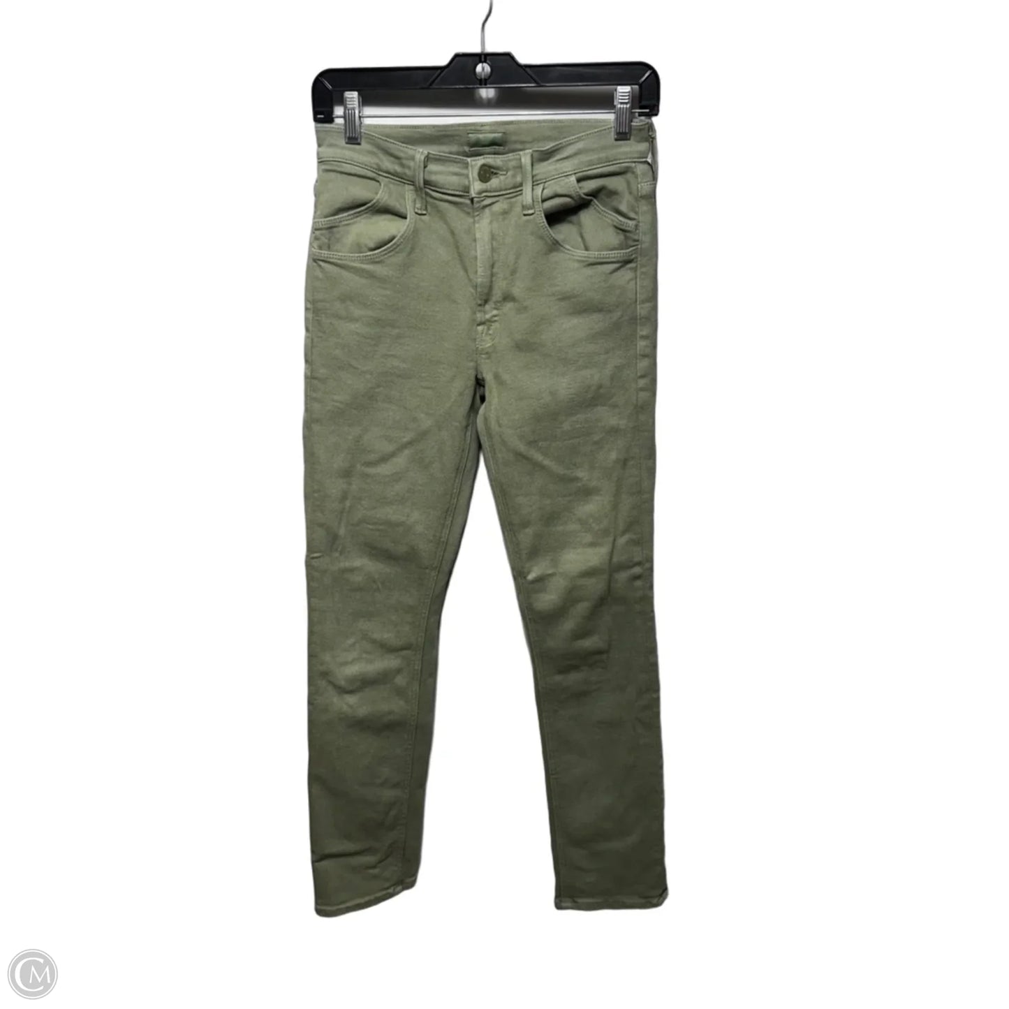 The Stash Mid-Rise Dazzler Ankle Jeans  By Mother In Green Denim, Size: 2/26
