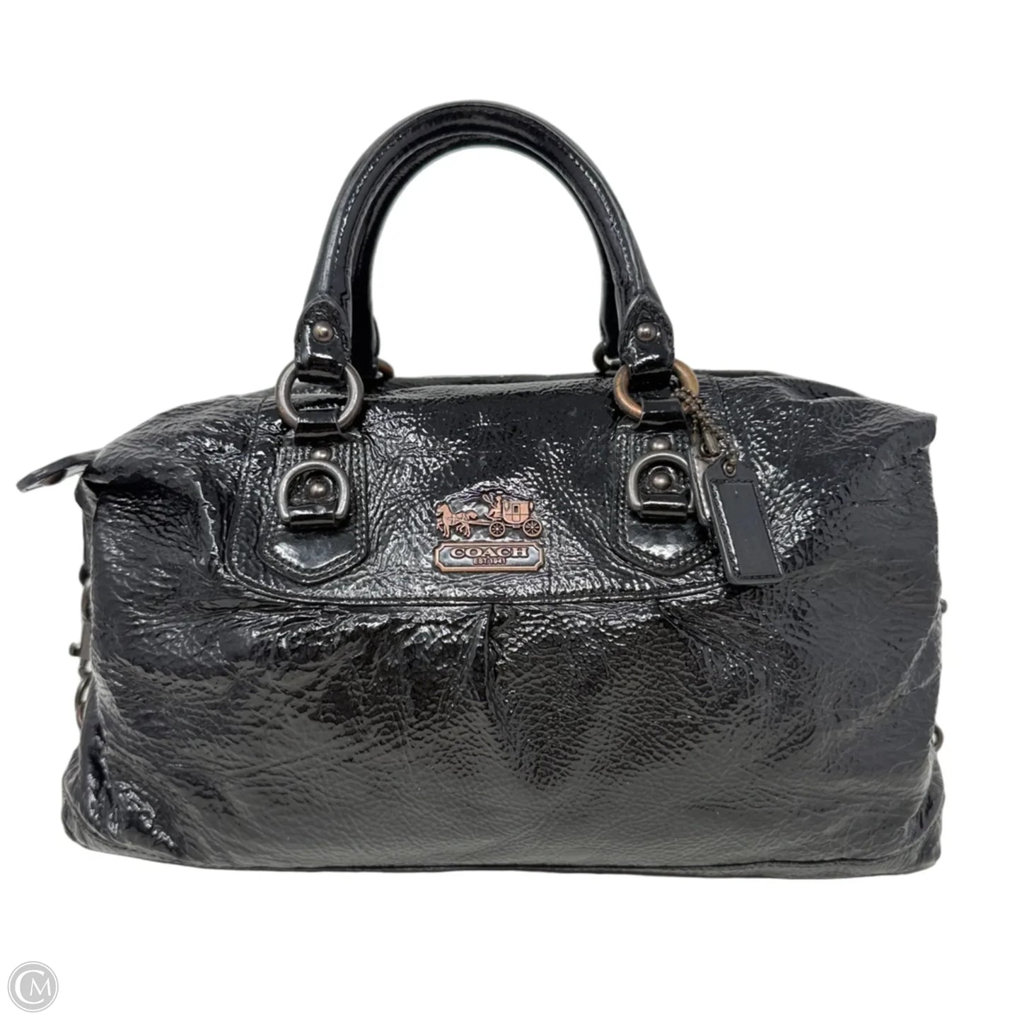 Vintage Madison Sabrina Convertible Strap Satchel Hobo Bag Designer By Coach, Size: Medium