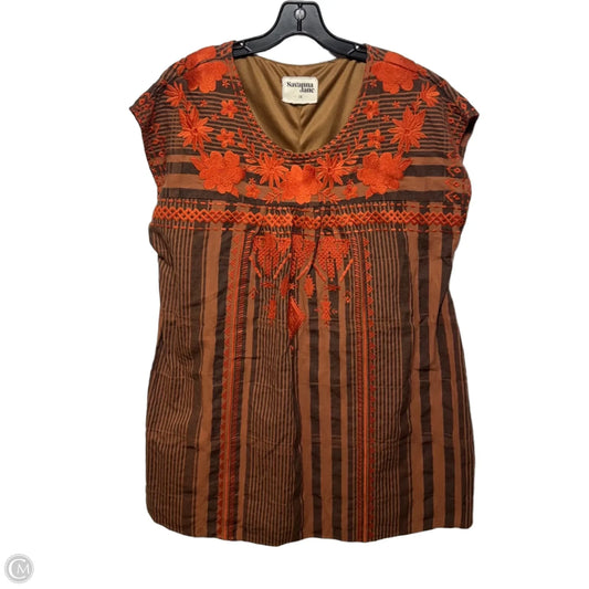 Dress Casual Short By Savanna Jane In Striped Pattern, Size: 1x