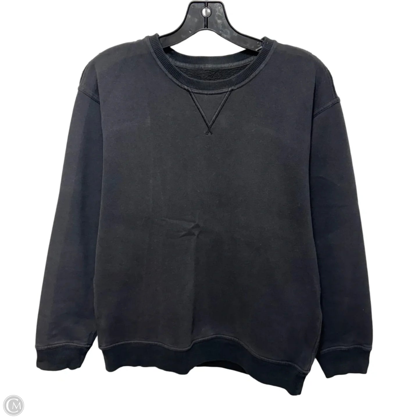 Athletic Sweatshirt Crewneck By Lululemon In Black, Size: S ESTIMATED