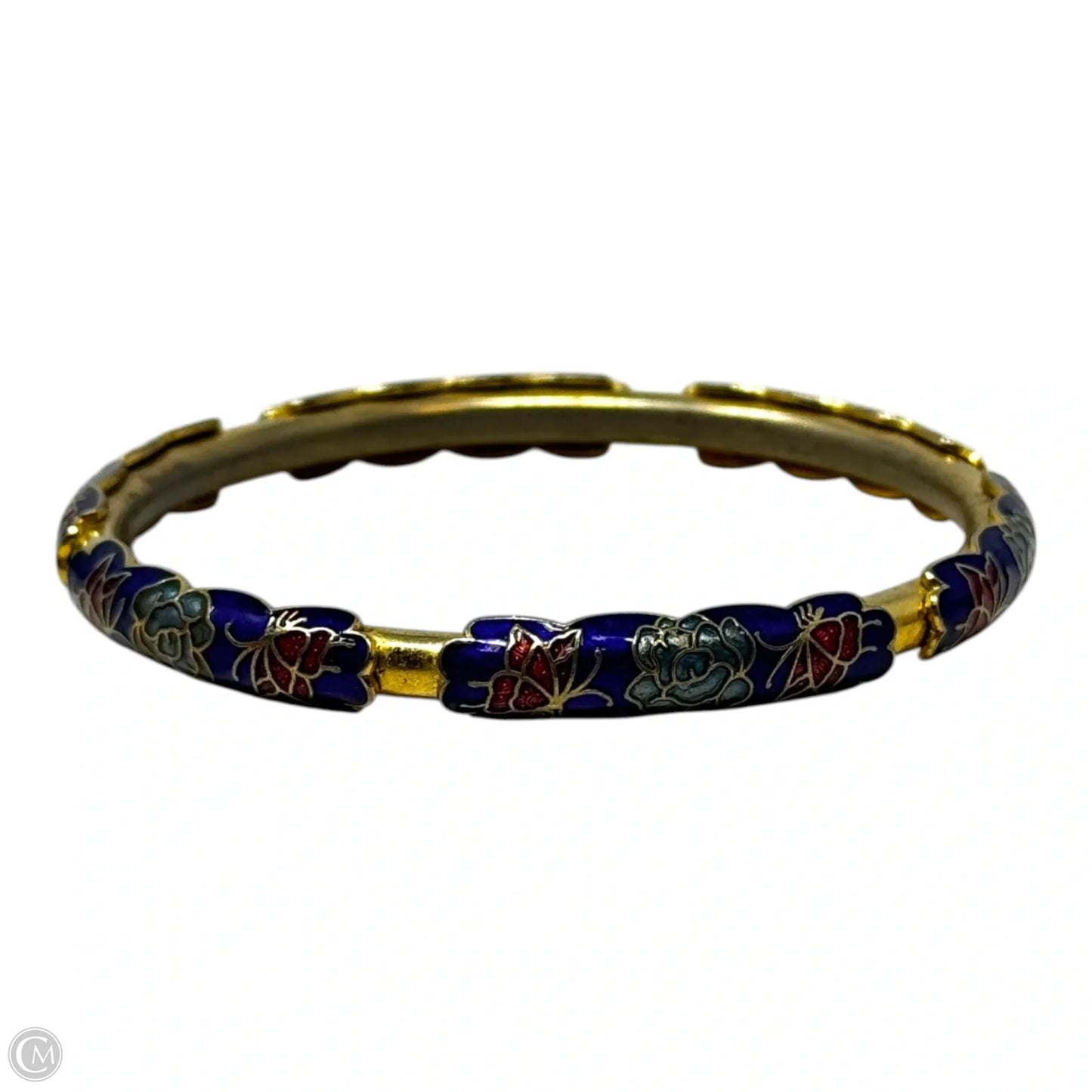 Cloisonné Bangle Bracelet Unbranded