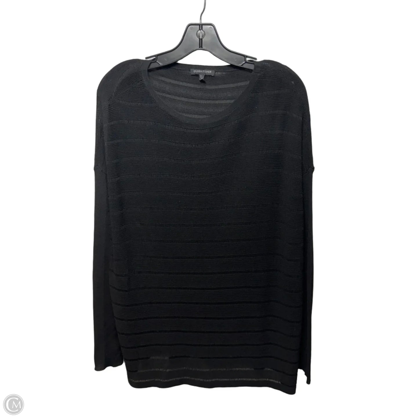 Sweater By Eileen Fisher In Black, Size: S