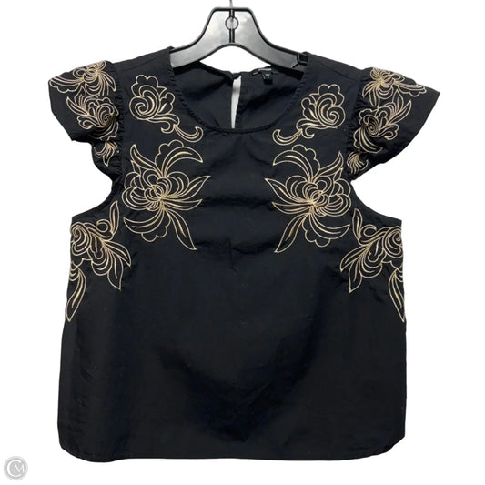 Top Sleeveless By Express In Black & Tan, Size: S