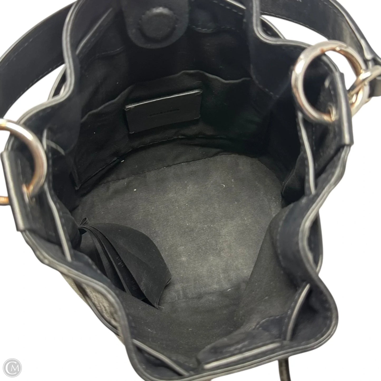 AS IS Captain Lea Leather Bucket Bag Designer By All Saints, Size: Small