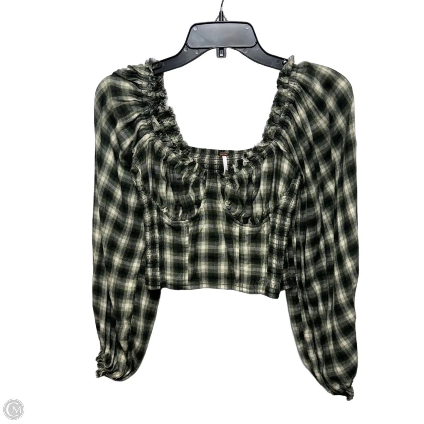 Cherry Bomb Plaid Top By Free People In Plaid Pattern, Size: Xs
