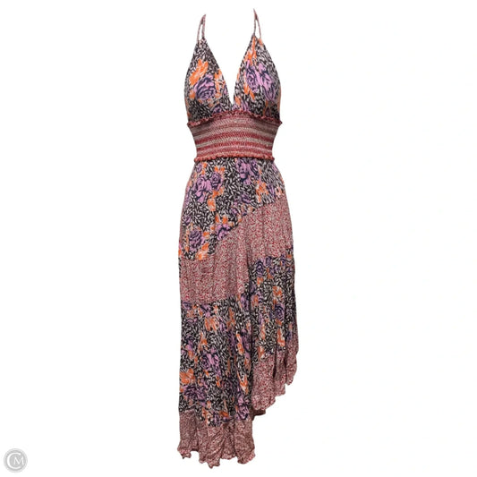 Gabriella Halter Maxi Dress By Free People In Multi-colored, Size: XS