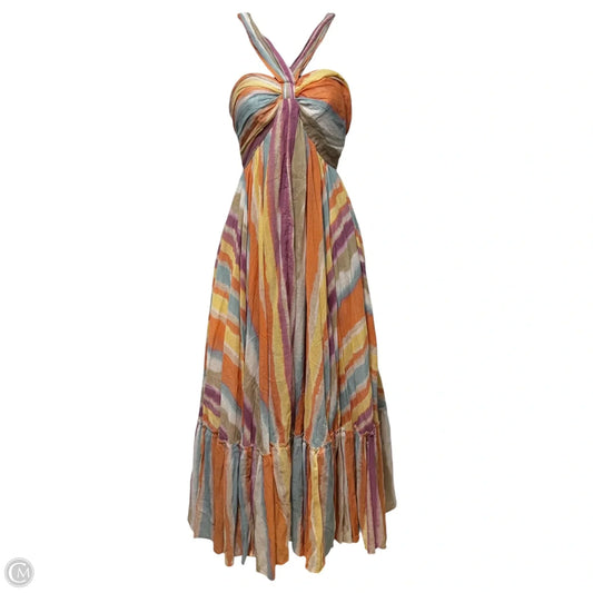 Tropical Sunrise Maxi Dress By Free People In Striped Pattern, Size: 0
