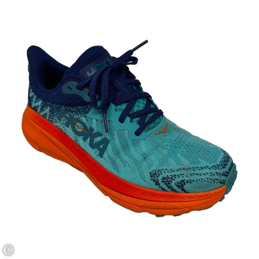 Challenger ATR 7 Shoes Athletic By Hoka In Blue & Orange, Size: 9.5 Wide