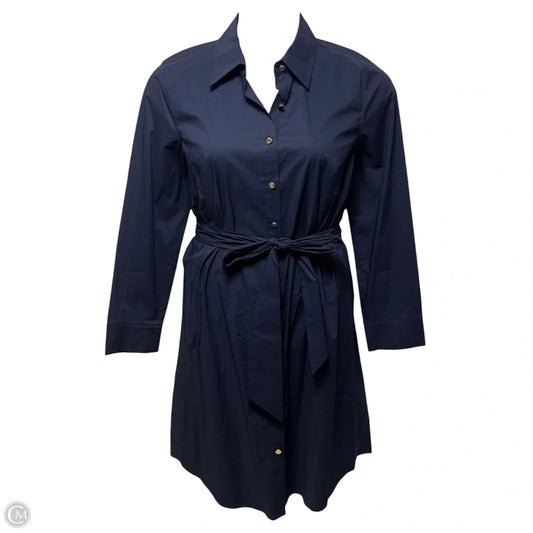 Dress Casual Midi By Anne Klein In Navy, Size: 10