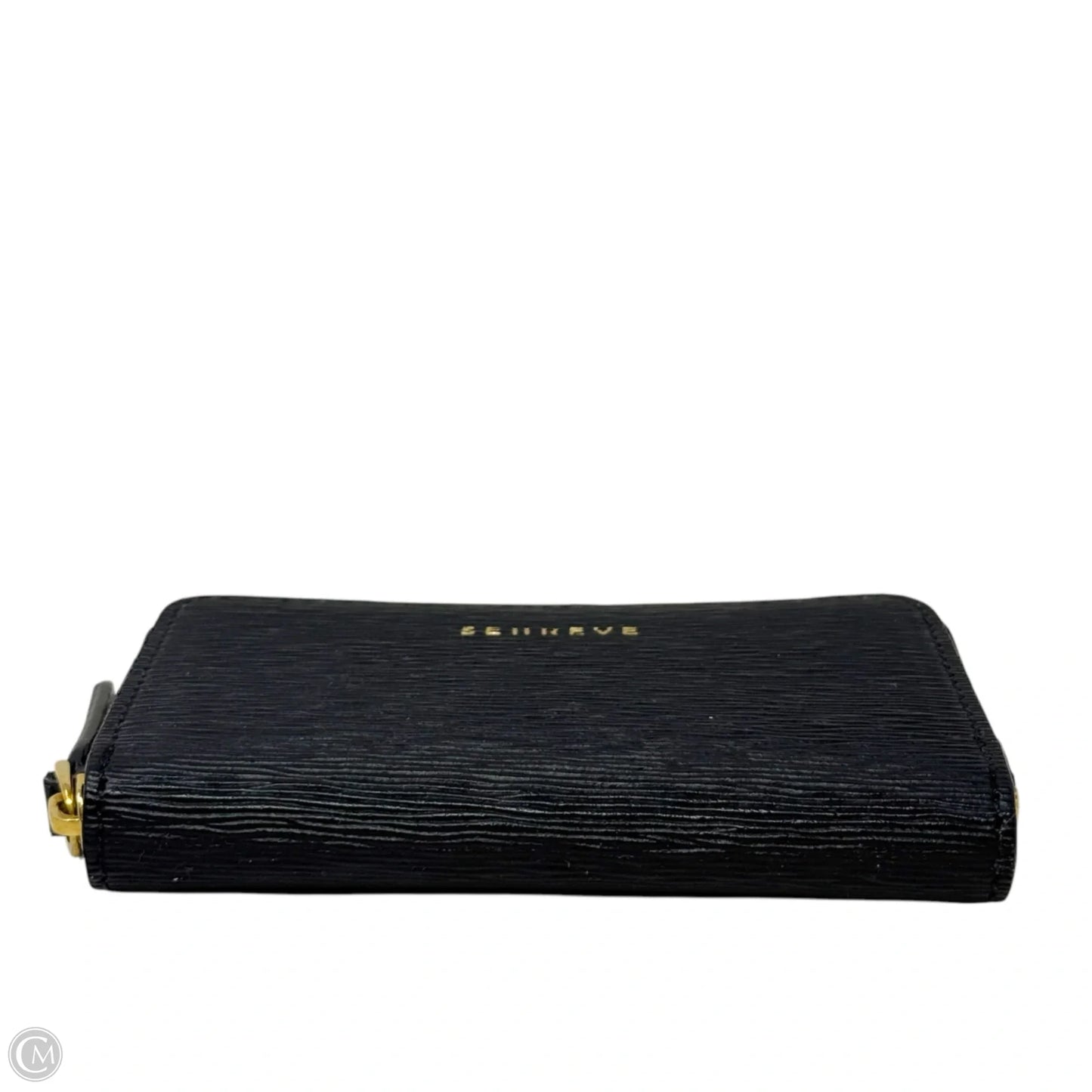 Textured Leather Zip Card Wallet By Senreve, Size: Small