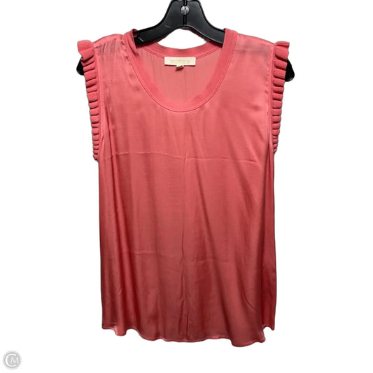Top Sleeveless By Etcetra In Pink, Size: 8