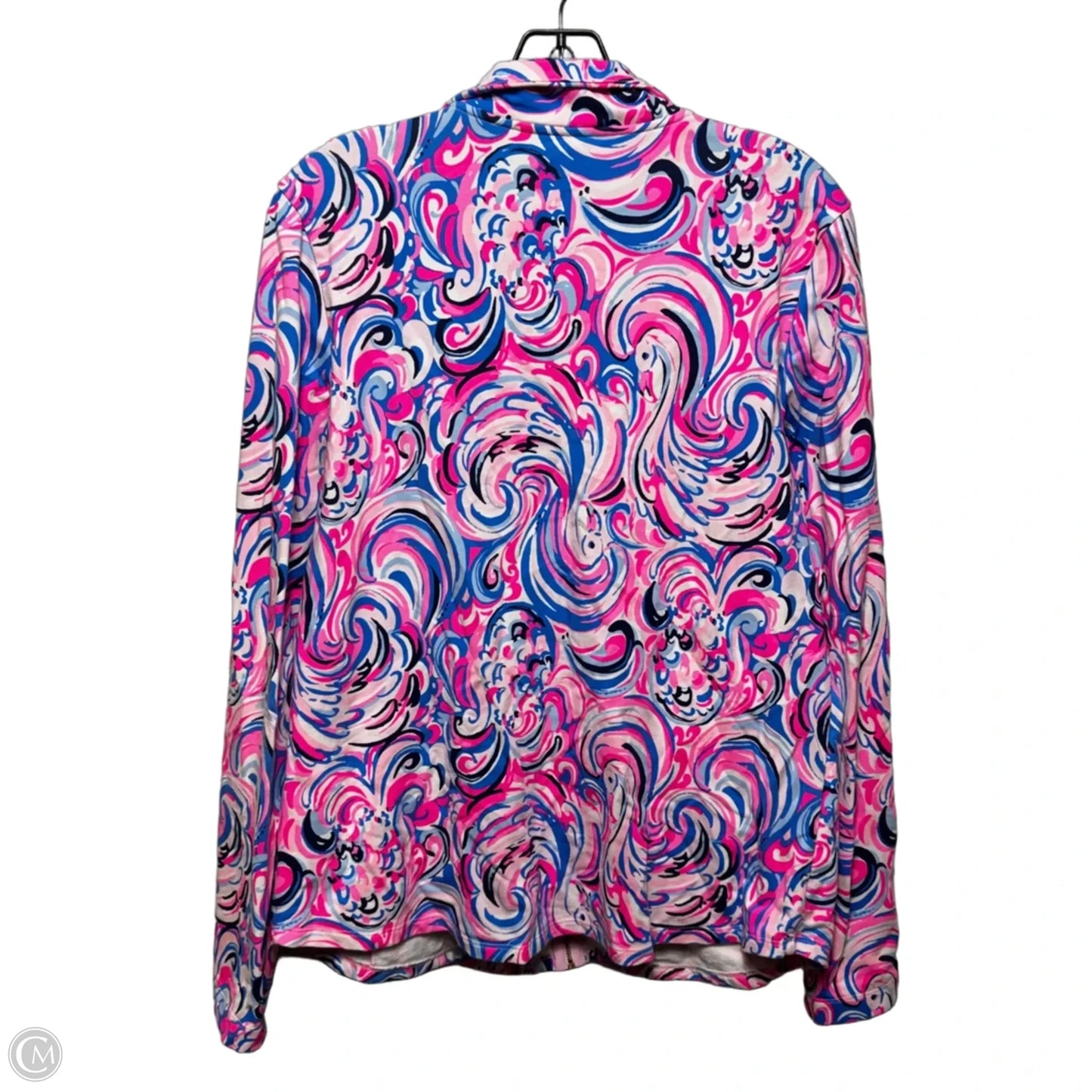 Jacket Designer By Lilly Pulitzer In Blue & Pink, Size: L