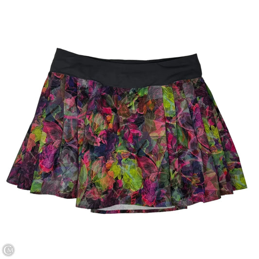 Athletic Skort By Lululemon In Multi-colored, Size: 6