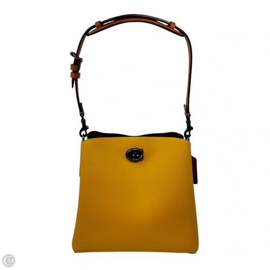 AS IS Willow Bucket Handbag Designer By Coach, Size: Medium