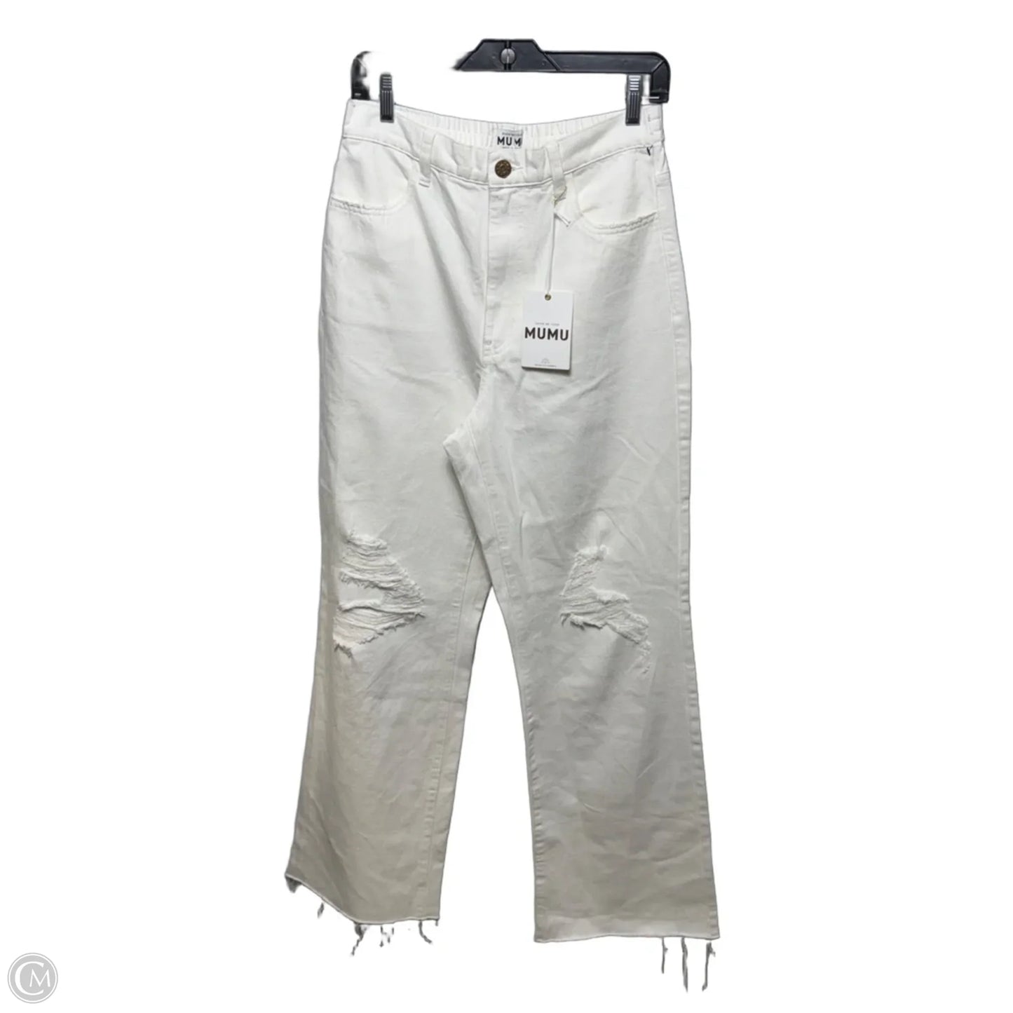 Jeans Wide Leg By Show Me Your Mumu In Cream, Size: 4/27
