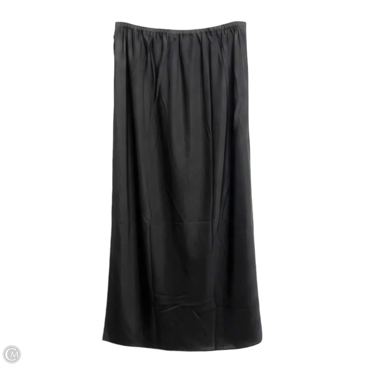 Satin Midi Slip Skirt By Old Navy In Black, Size: S