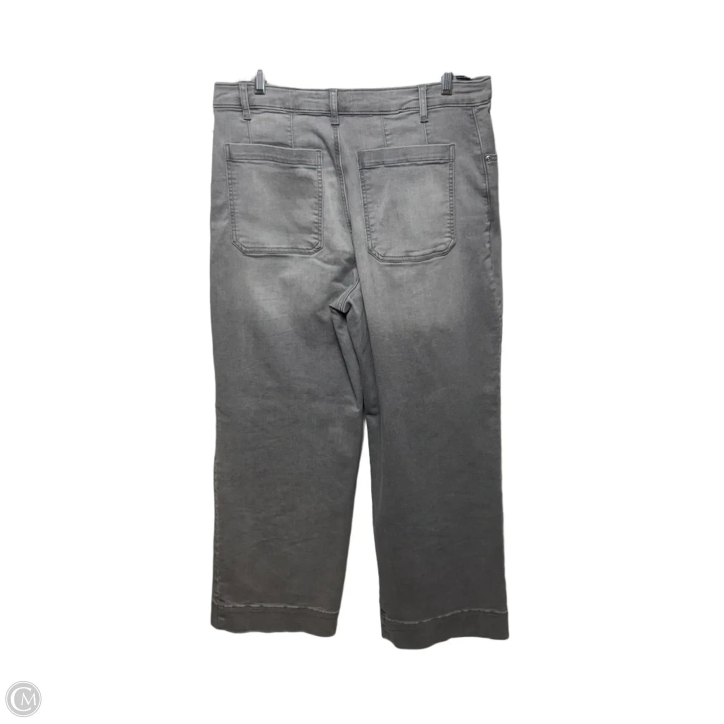 Jeans Wide Leg By Bagatelle In Grey Denim, Size: 12