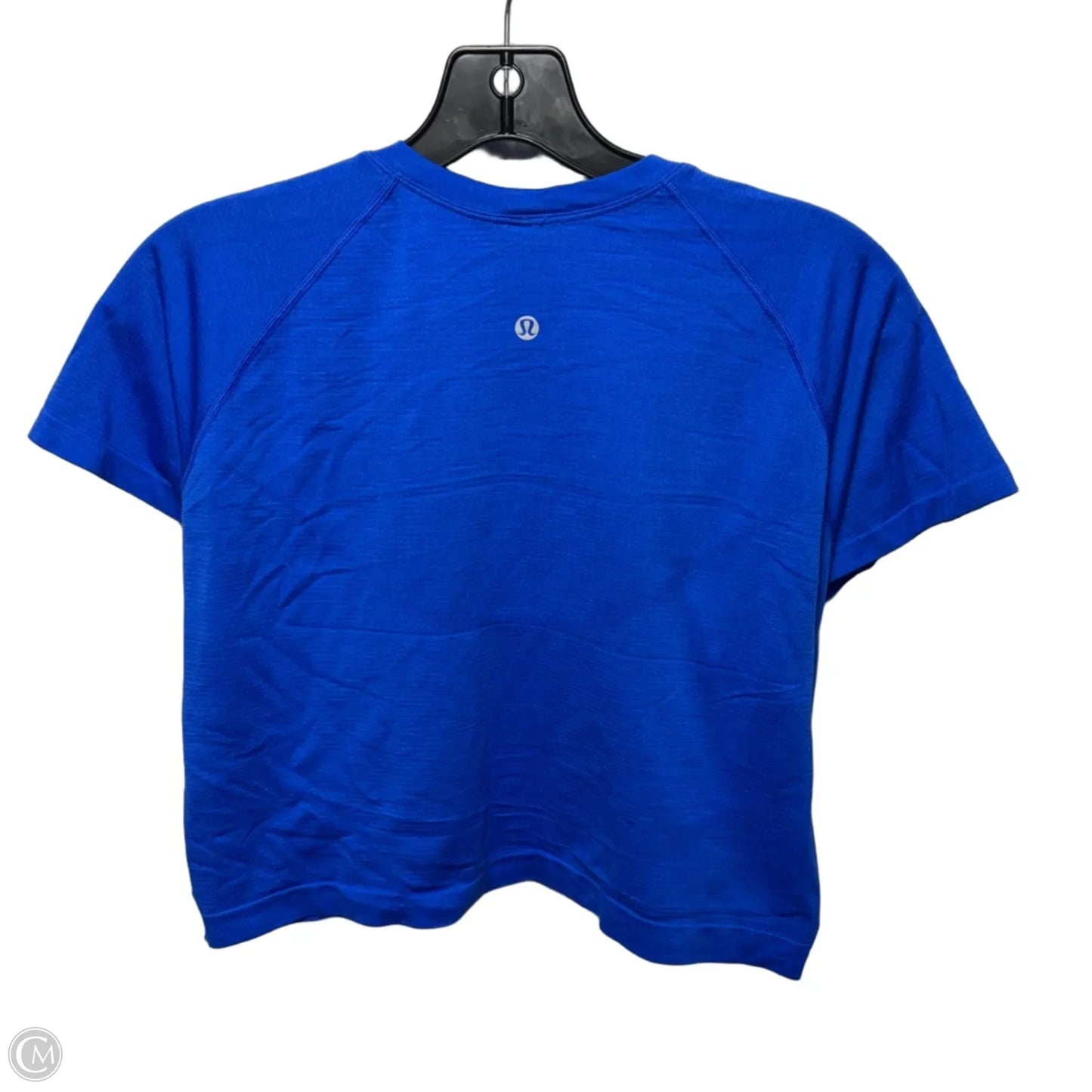 Swiftly Tech Cropped Short Sleeve Top By Lululemon In Blue, Size S/M ESTIMATED