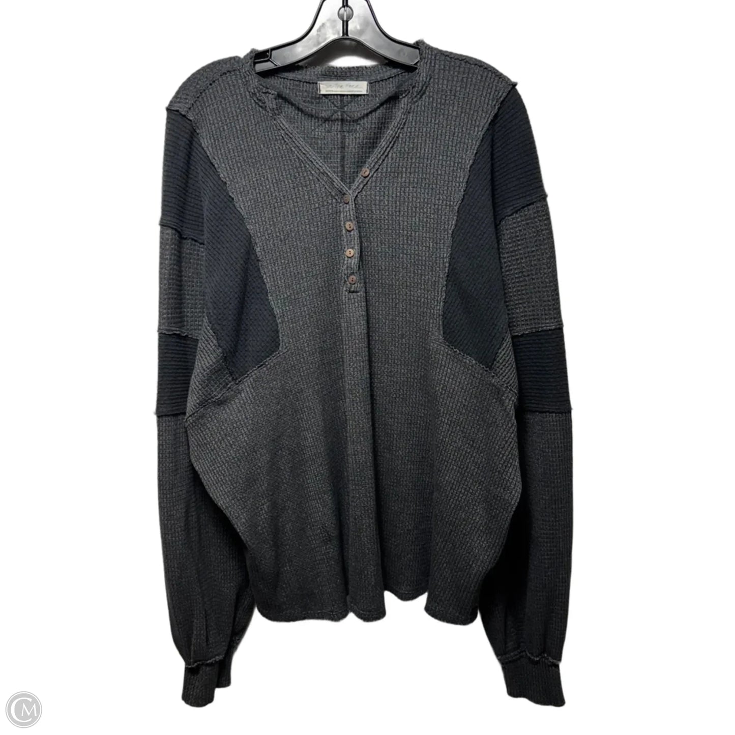 Top Long Sleeve By We The Free In Grey, Size: M