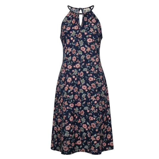 Halter Midi Dress By Gap In Floral Print, Size: M