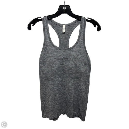 Athletic Tank Top By Lululemon In Grey, Size: 8