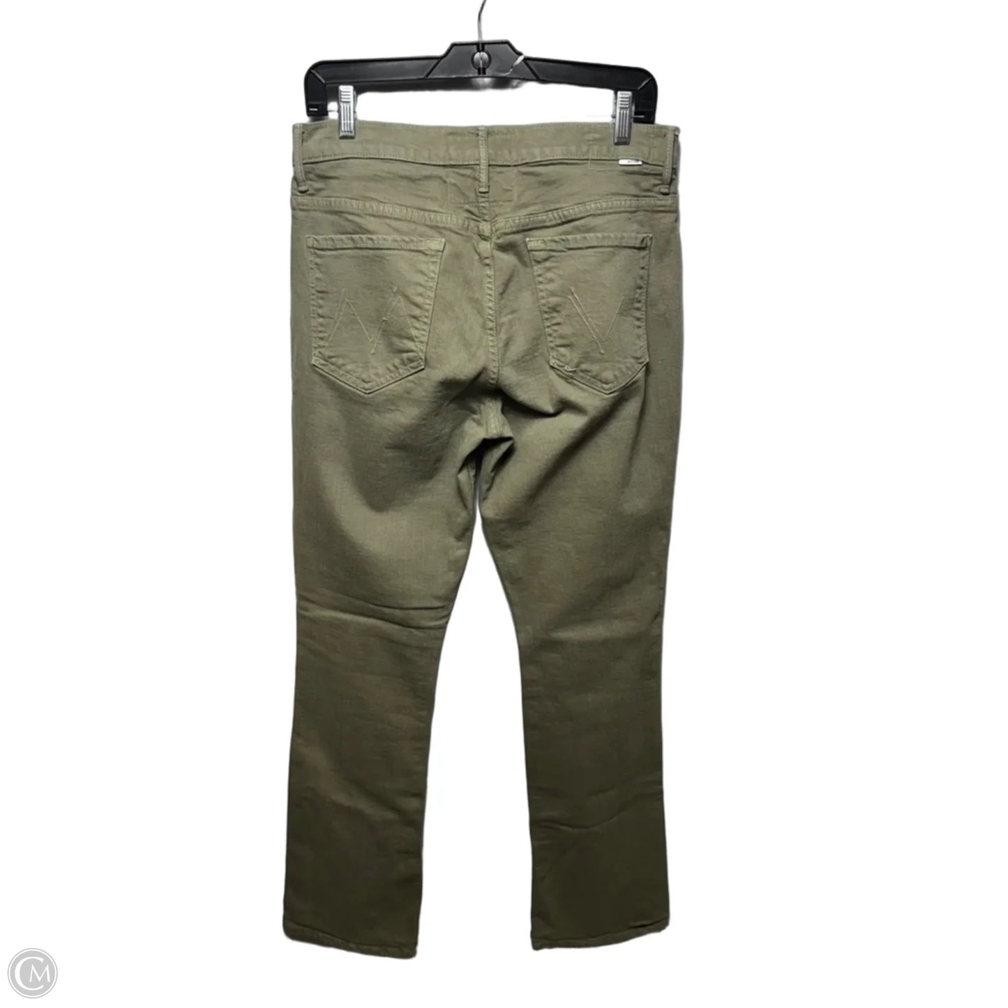 The Insider Hover Jeans By Mother In Green Denim, Size: 14