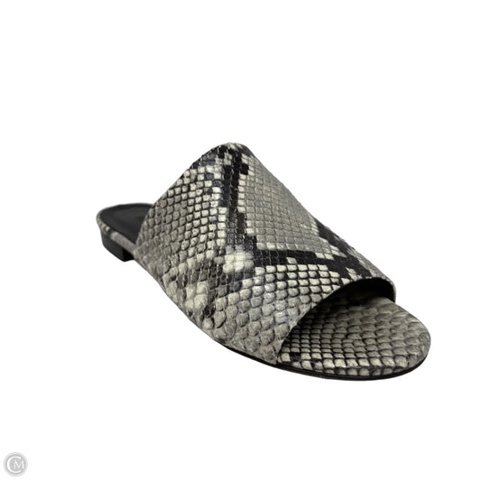 The Nuvola Sandals By M. Gemi In Snakeskin Print, Size: 5.5