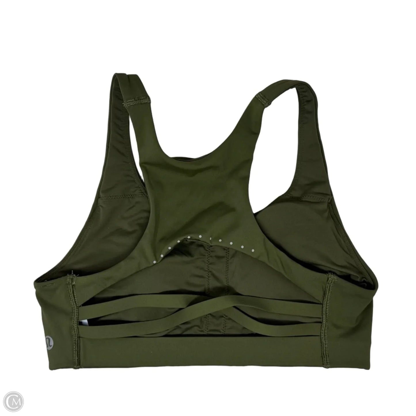 Athletic Bra By Lululemon In Green, Size: XXS