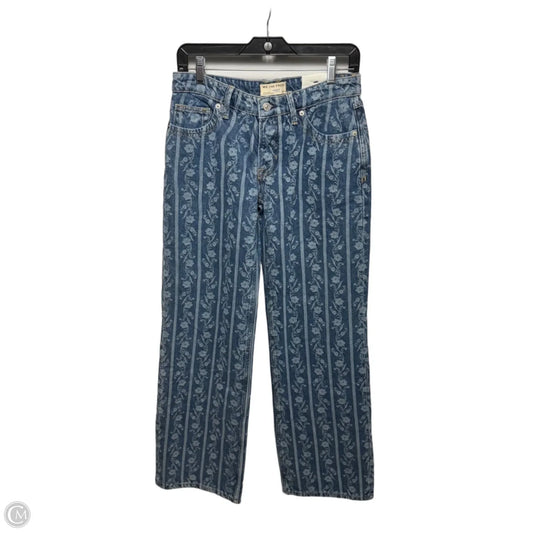 Tennessee Low-Rise Printed Boyfriend Jeans By We The Free In Floral Print, Size: 0/25