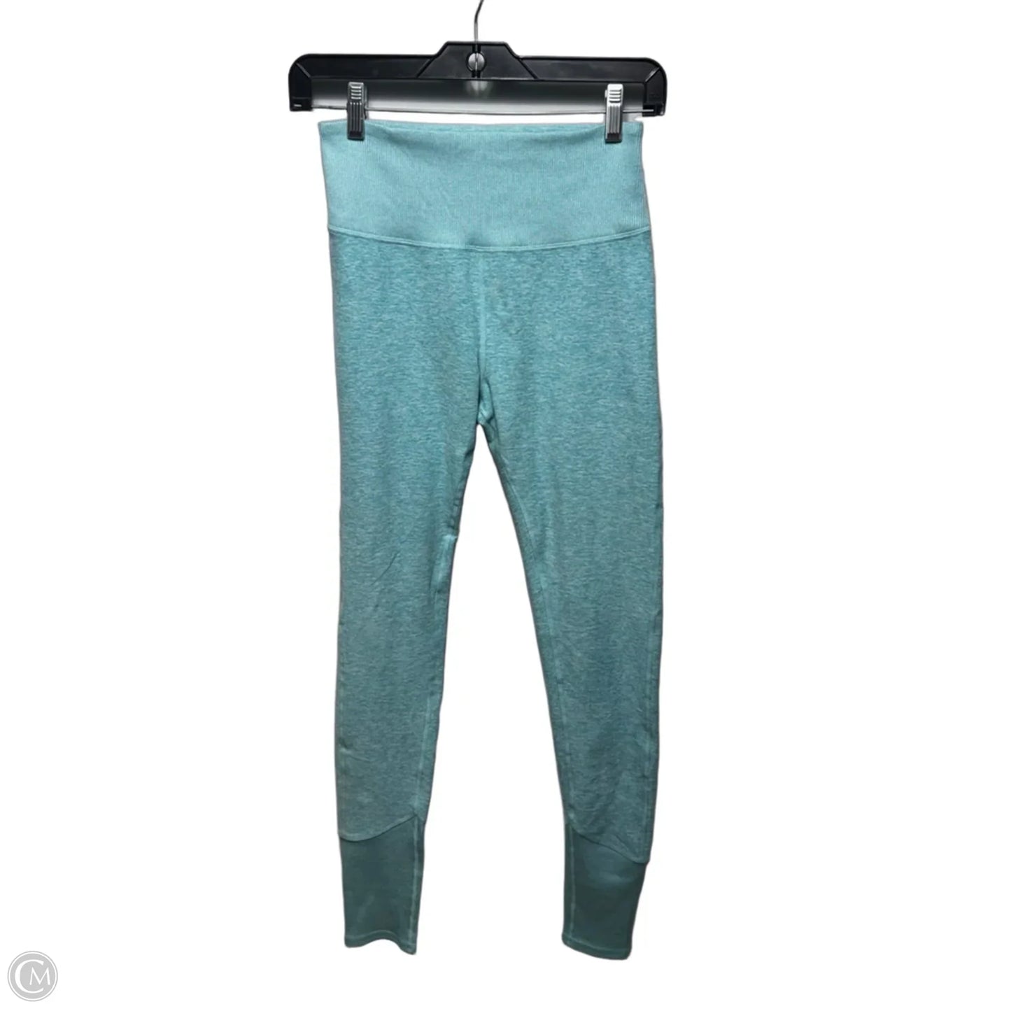 Athletic Leggings By Alo In Aqua, Size: M