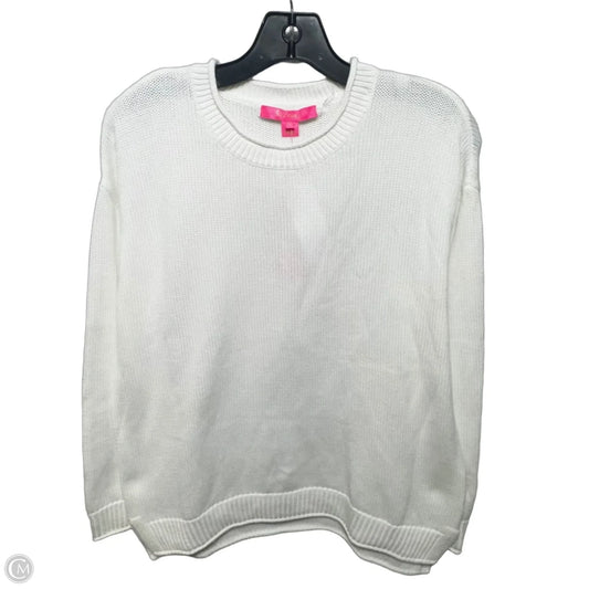 Bayport Sweater Designer By Lilly Pulitzer In Resort White, Size: M