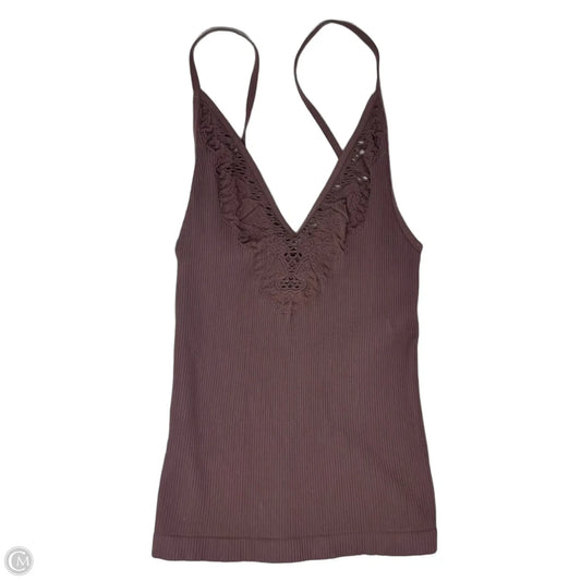 Ribbed Top Cami By Free People In Mauve, Size: Xs