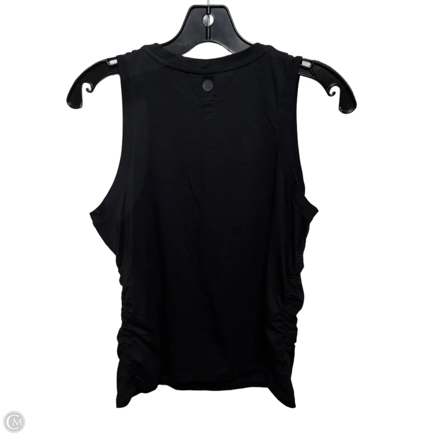 Ruched Athletic Tank Top Designer By Lilly Pulitzer In Black, Size: M