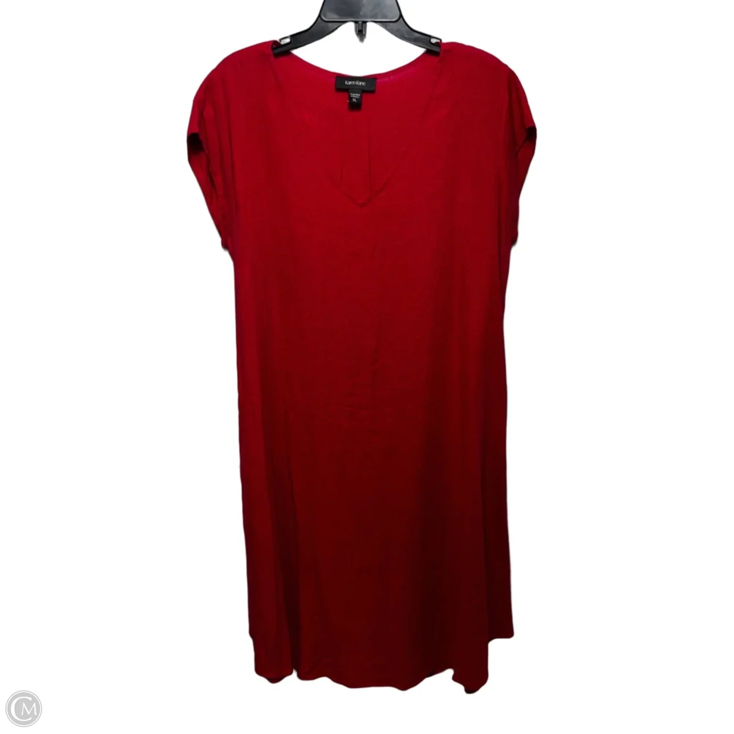 Linen Blend Dress Casual Maxi By Karen Kane In Red, Size: Xl