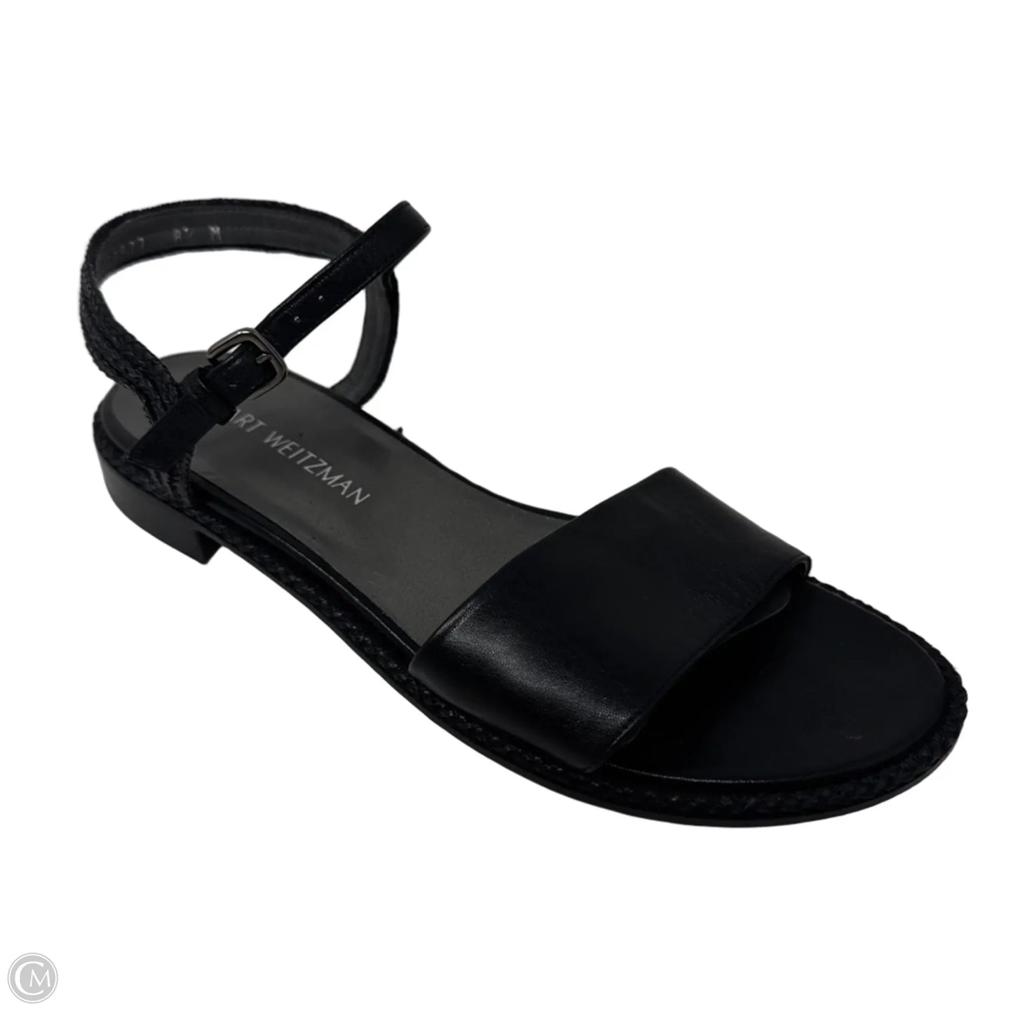 Sandals Designer By Stuart Weitzman In Black, Size: 8.5