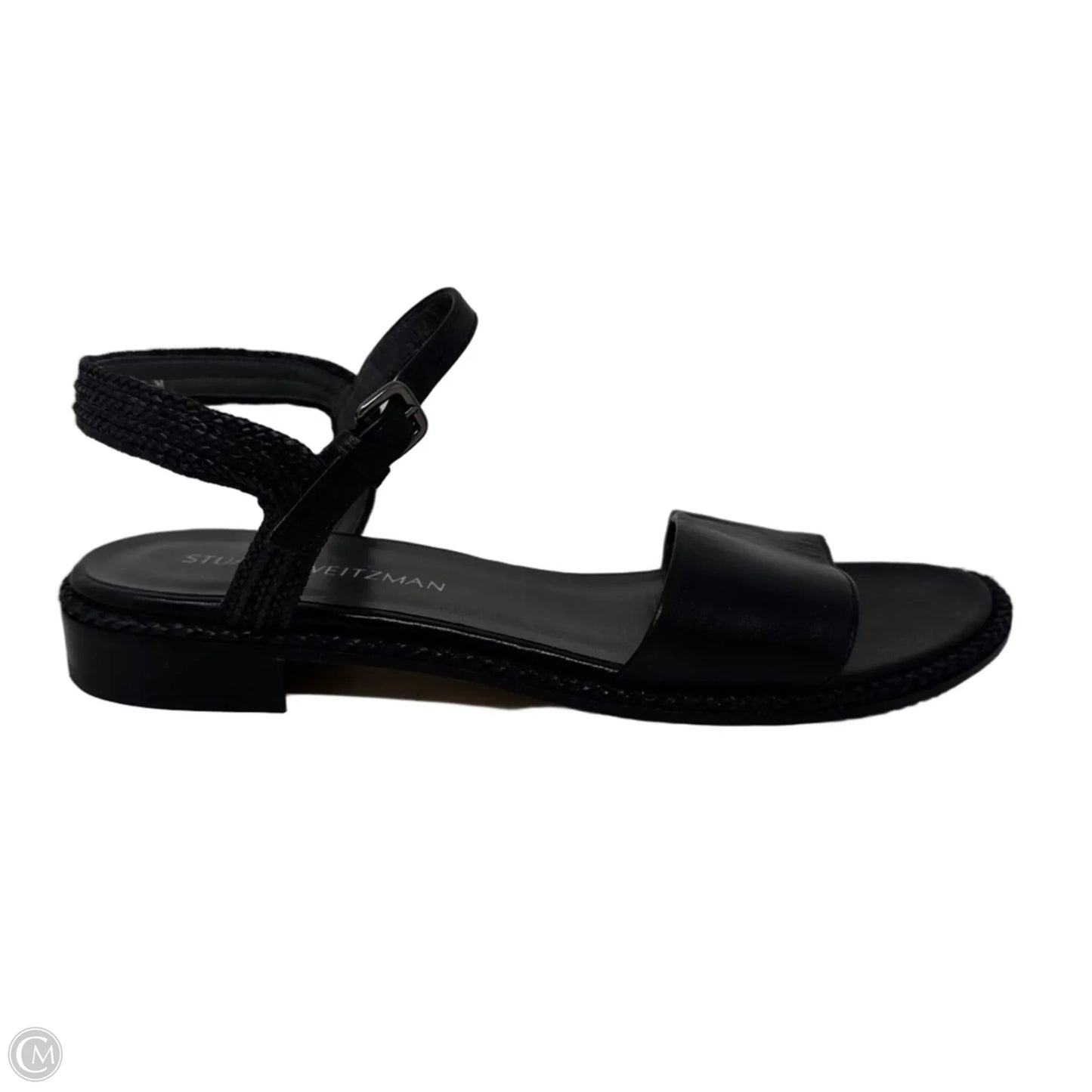 Sandals Designer By Stuart Weitzman In Black, Size: 8.5