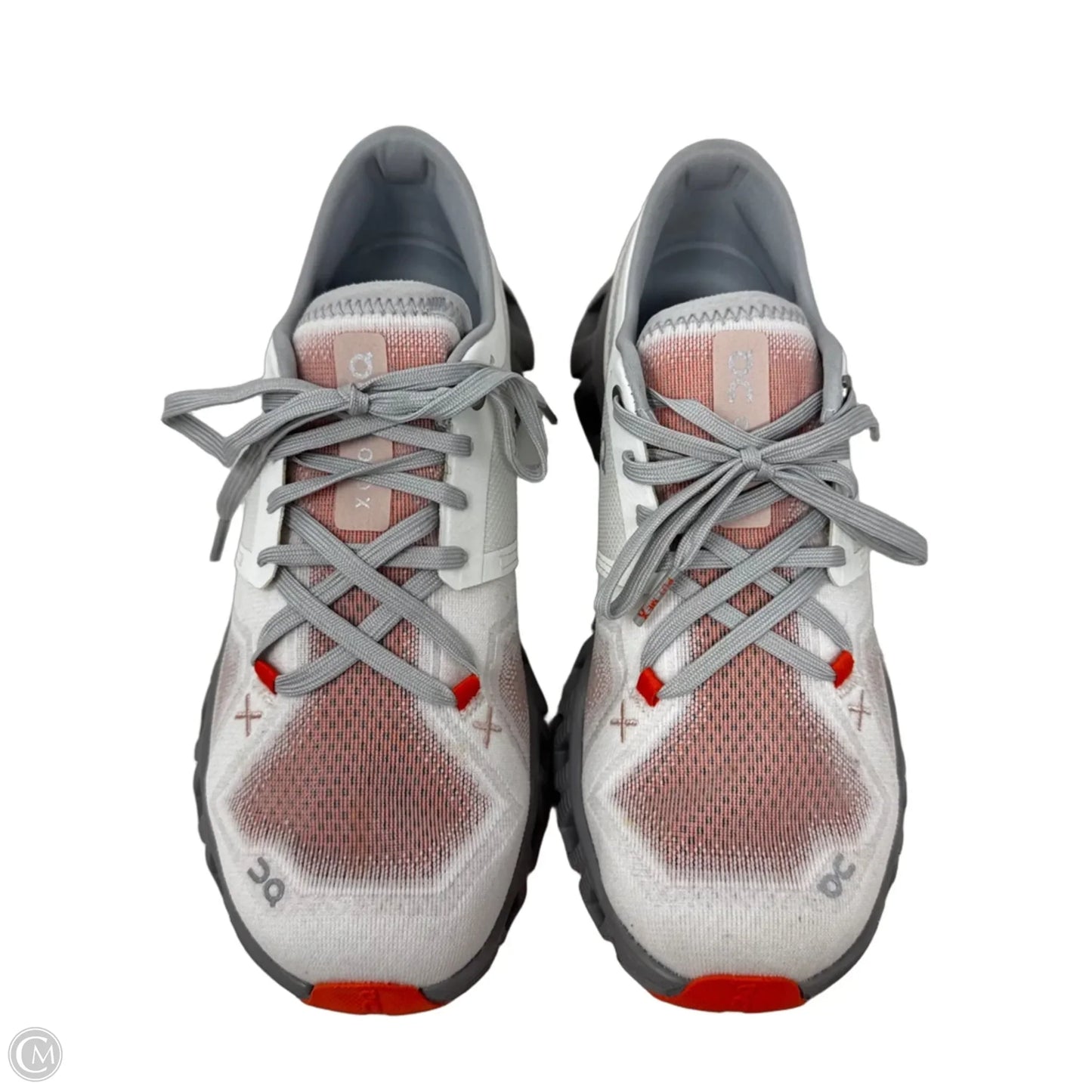 CloudX Shoes Athletic By On In Orange & White, Size: 7.5