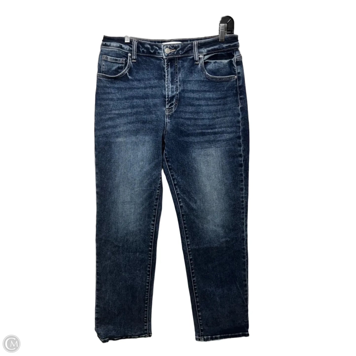 Jeans Boyfriend By Zenana In Blue Denim, Size: 12
